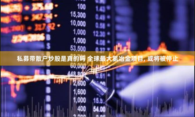 私募带散户炒股是真的吗 全球最大氢冶金项目, 或将被停止